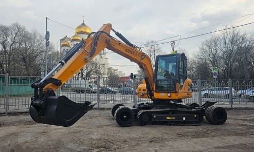 Мини-экскаватор колесно-гусеничный HZM X9